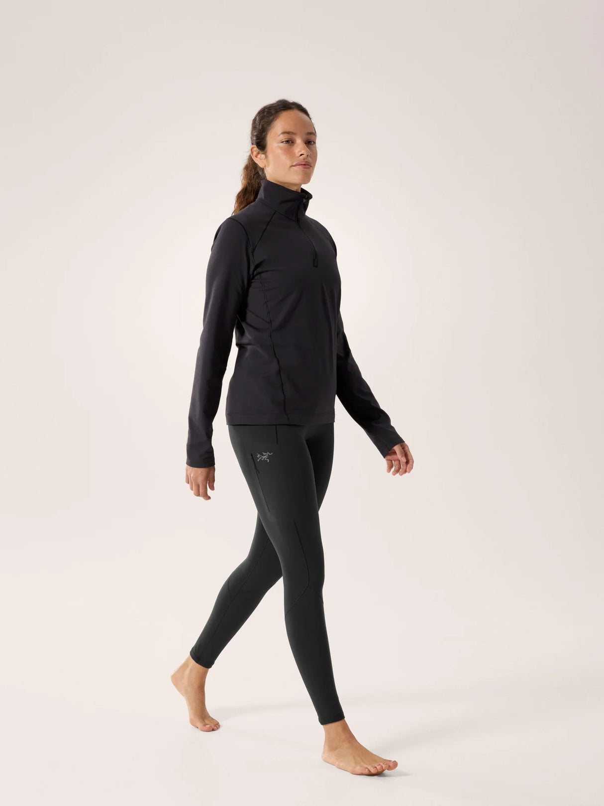 Arc'teryx Rho Zip Neck (Women's) - Black
