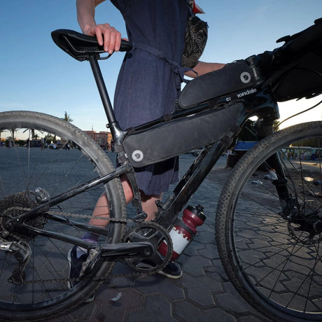 Fjällräven Hoja Frame Bag - Black - Find Your Feet Australia Hobart Launceston Tasmania