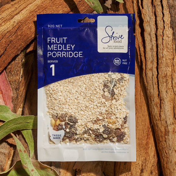 Strive Food Breakfasts - Fruit Medley Porridge - Find Your Feet Australia Hobart Launceston Tasmania