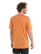 Icebreaker Sphere II SS Crewe (Men's) - Find Your Feet Australia Hobart Launceston Tasmania - Earth Heather