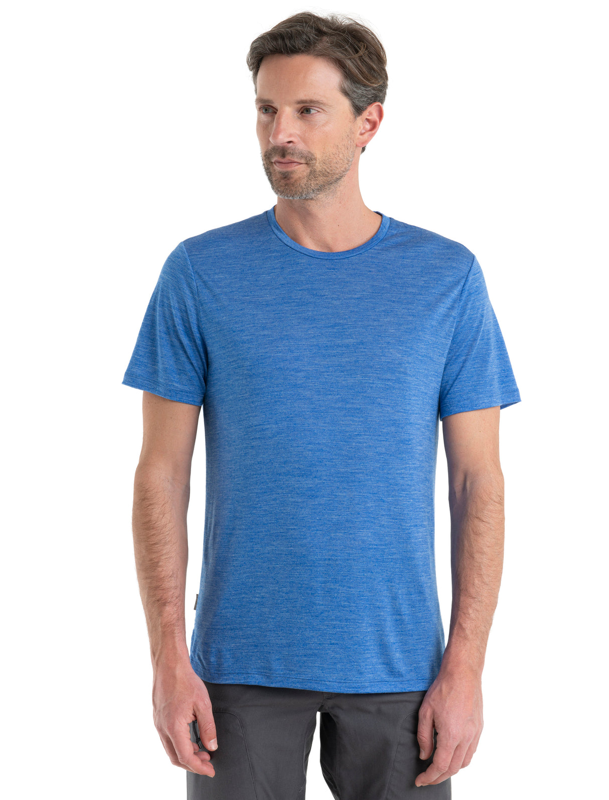 Icebreaker Sphere II SS Crewe (Men's) - Find Your Feet Australia Hobart Launceston Tasmania - Lazurite Heather