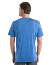 Icebreaker Sphere II SS Crewe (Men's) - Find Your Feet Australia Hobart Launceston Tasmania - Lazurite Heather