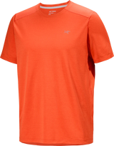 Arc'teryx Cormac Crew Neck Shirt SS (Men's) - Solaris Heather - Find Your Feet Australia Hobart Launceston Tasmania