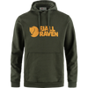 Fjällräven Logo Hoodie (Men's) - Deep Forest