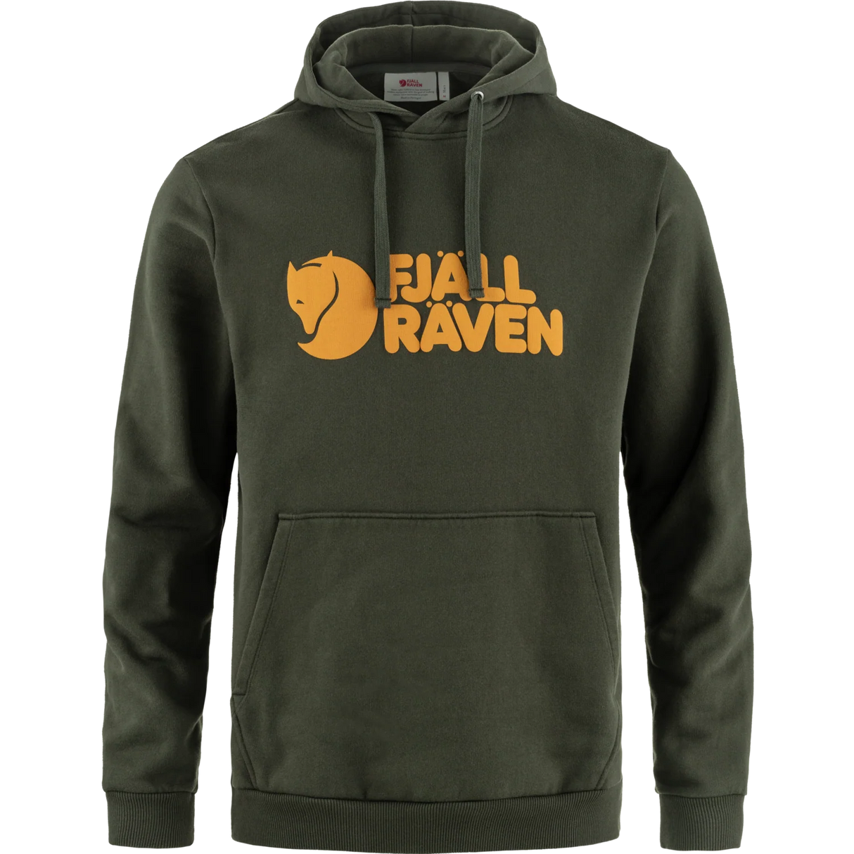 Fjällräven Logo Hoodie (Men's) - Deep Forest