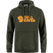 Fjällräven Logo Hoodie (Men's) - Deep Forest