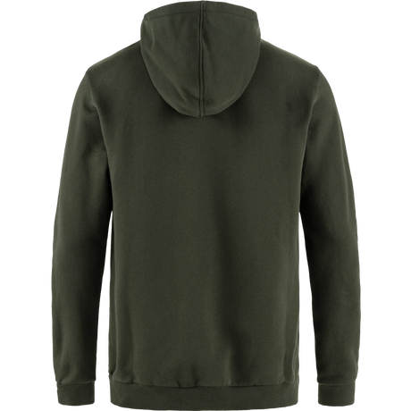 Fjällräven Logo Hoodie (Men's) - Deep Forest