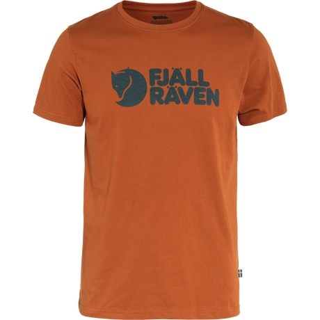 Fjällräven Logo T-Shirt (Men's) - Terracotta Brown - Find Your Feet Australia Hobart Launceston Tasmania