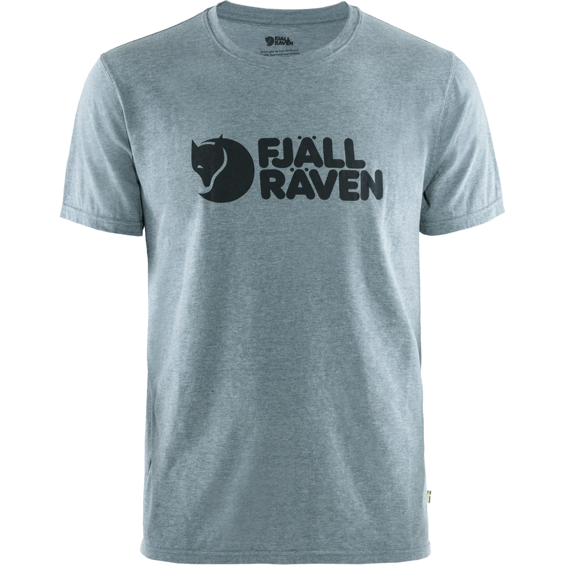 Fjallraven Logo T-Shirt (Men's) Uncle Blue | Melange - Find Your Feet Australia Hobart Launceston Tasmania