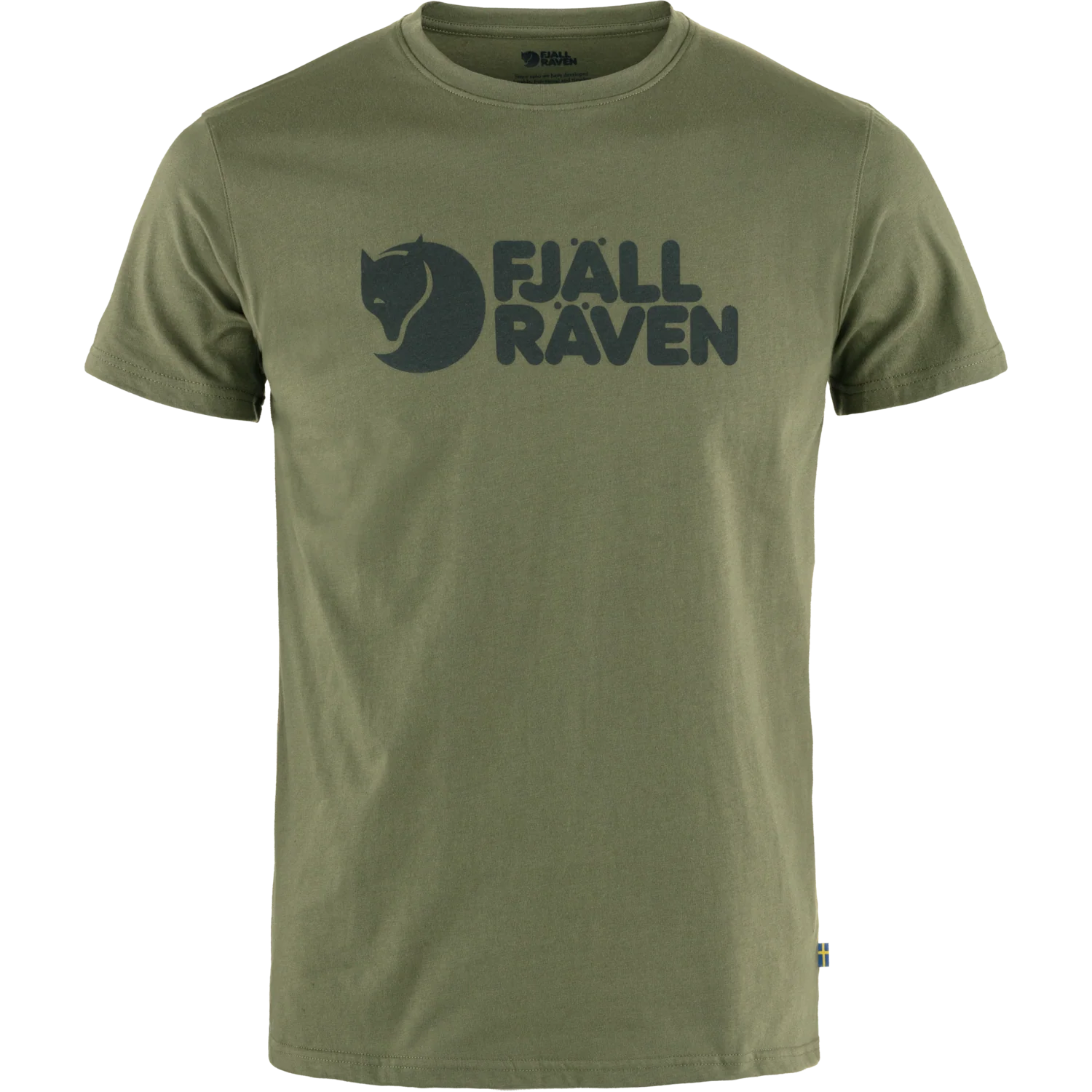 Fjällräven Logo T-Shirt (Men's) - Laurel Green - Military Green