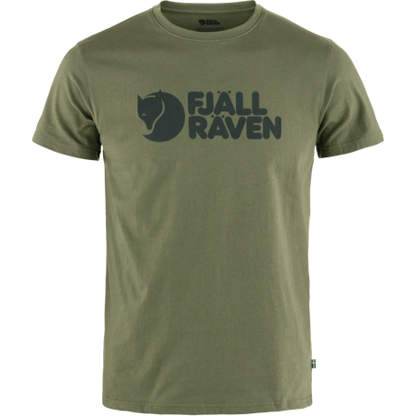 Fjällräven Logo T-Shirt (Men's) - Laurel Green - Military Green