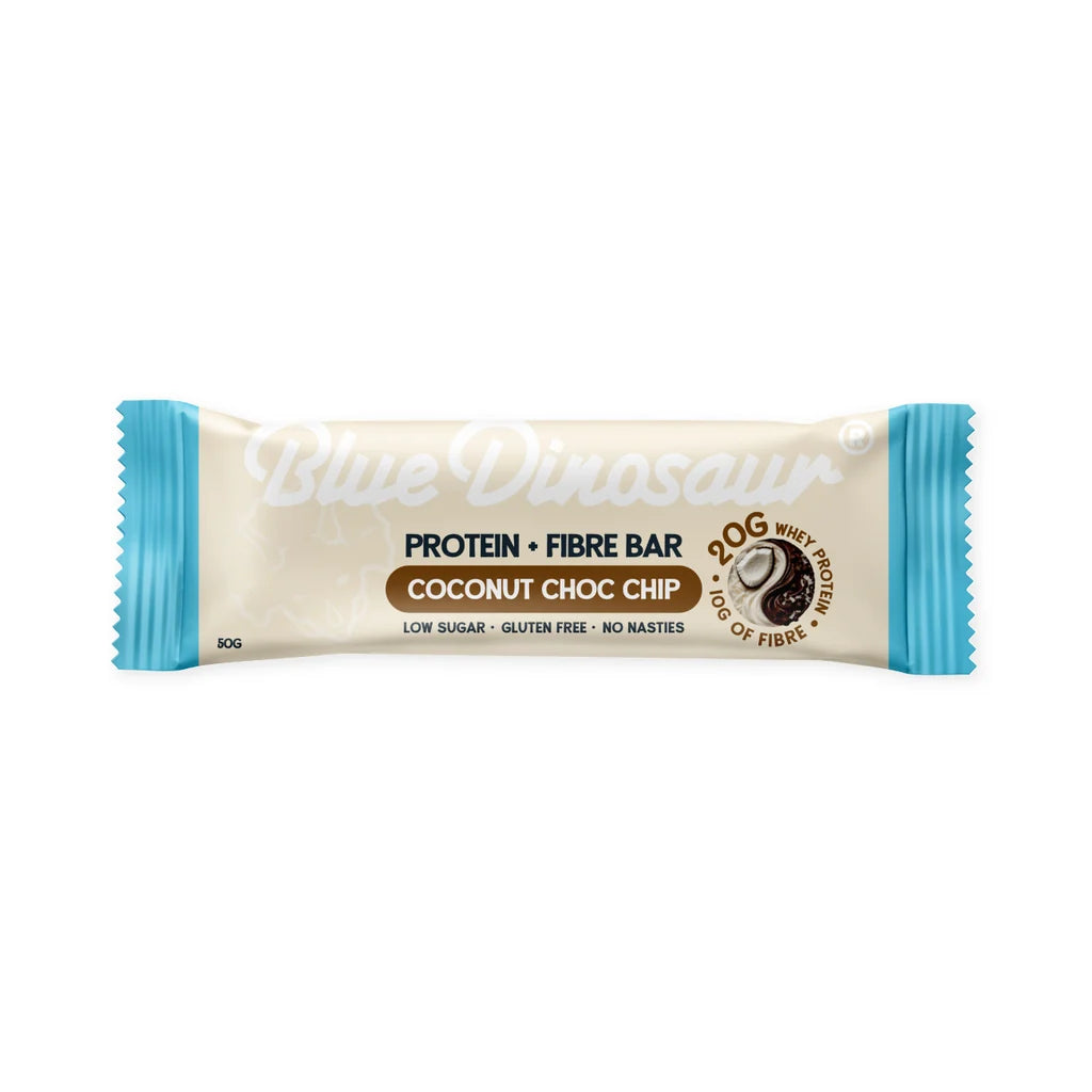 Blue Dinosaur Protein + Fibre Bar - Coconut Choc Chip