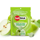 SaltStick FastChews packaging with green apples on a white background - SaltStick FastChews - Green Apple Single
