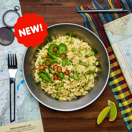 Campers Pantry Expedition Meals - Green Thai Chicken Curry - Find Your Feet Australia Hobart Launceston Tasmania