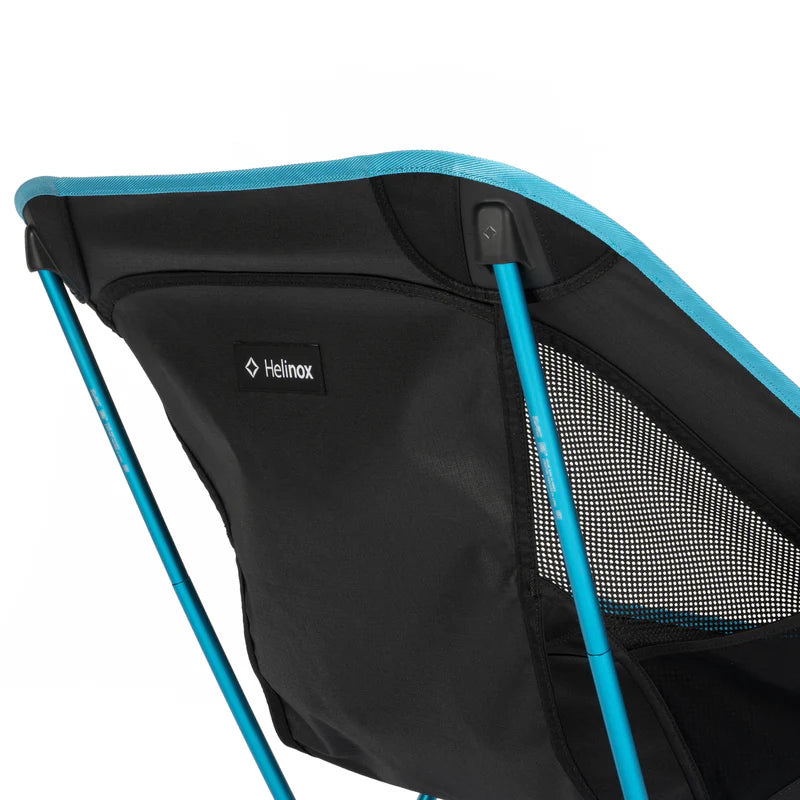 Helinox Chair One (Re) - Black With Cyan Blue Frame - Find Your Feet Australia Hobart Launceston Tasmania