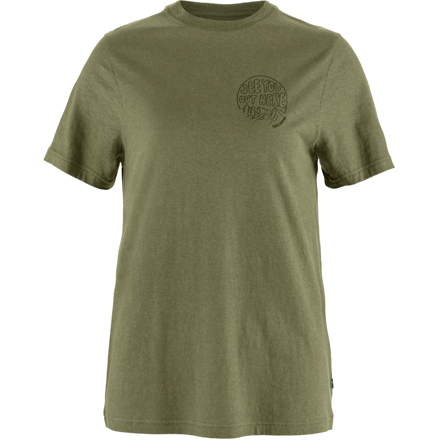 Fjällräven Hemp Blend Out Here T-Shirt (Women's) - Green