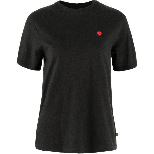 Fjallraven Hemp Blend T-Shirt (Women's) - Black - Find Your Feet Australia Hobart Launceston Tasmania