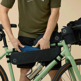 Fjällräven Hoja Frame Bag - Black - Find Your Feet Australia Hobart Launceston Tasmania