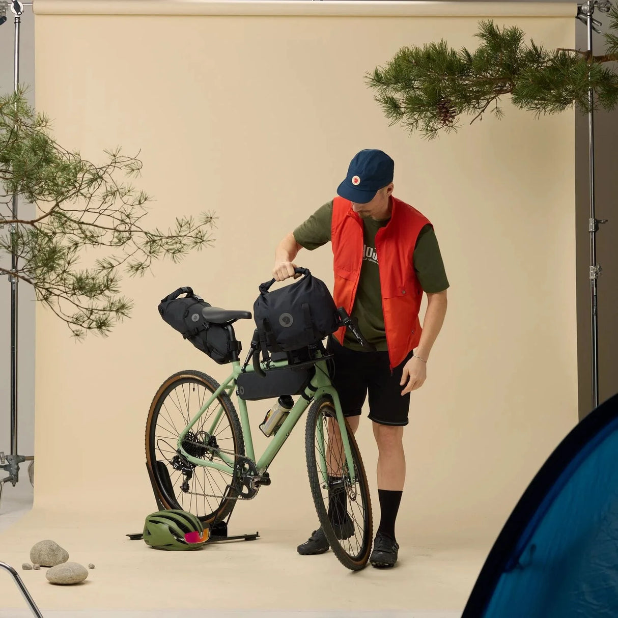 Fjällräven Hoja Handlebar Rolltop - Black - Find Your Feet Australia Hobart Launceston Tasmania