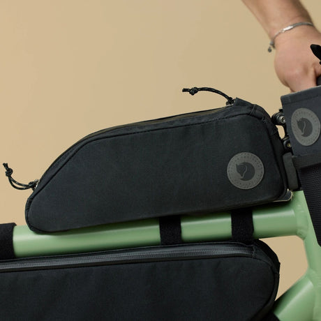 Fjällräven Hoja Top Tube Bag - Black - Find Your Feet Australia Hobart Launceston Tasmania