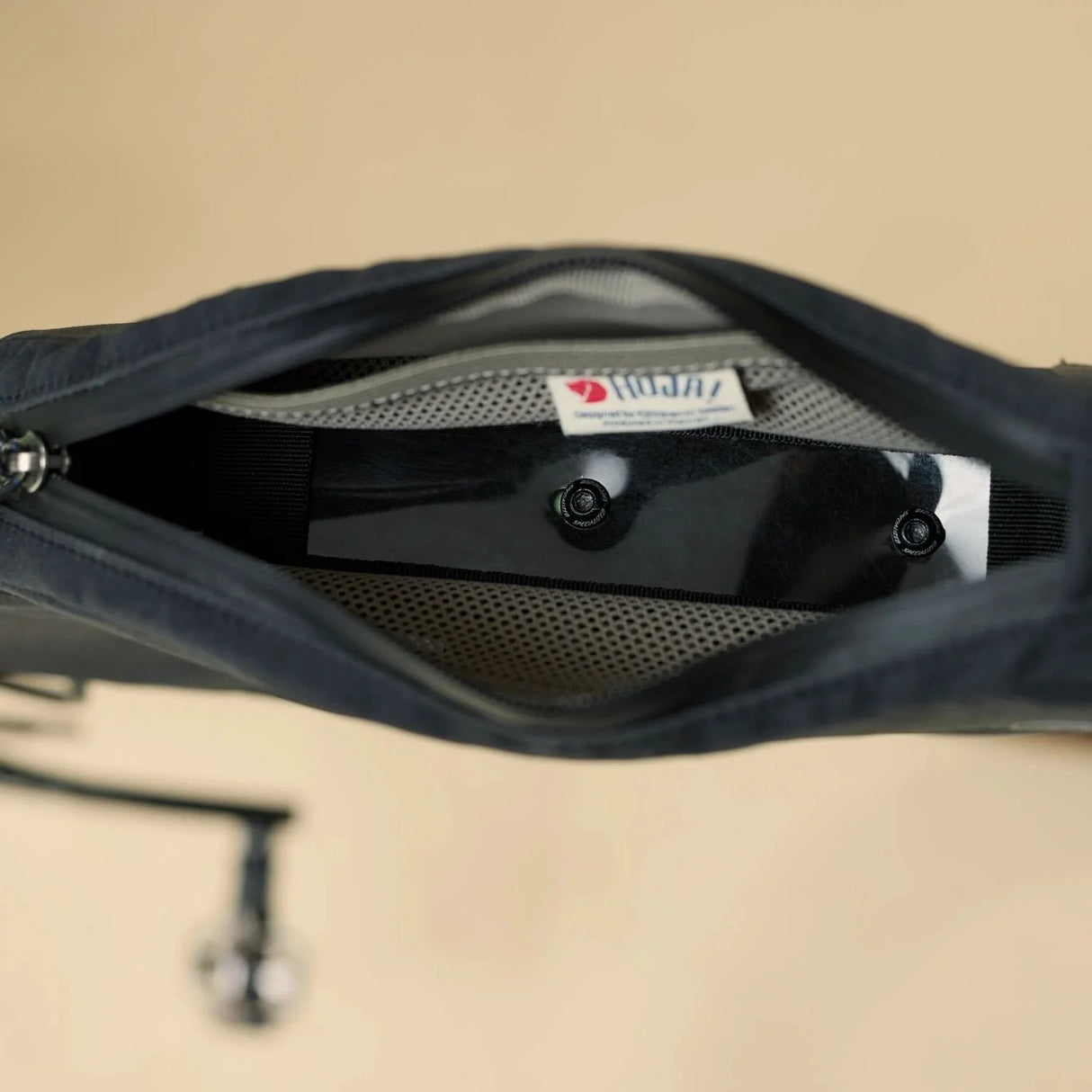 Fjällräven Hoja Top Tube Bag - Black - Find Your Feet Australia Hobart Launceston Tasmania