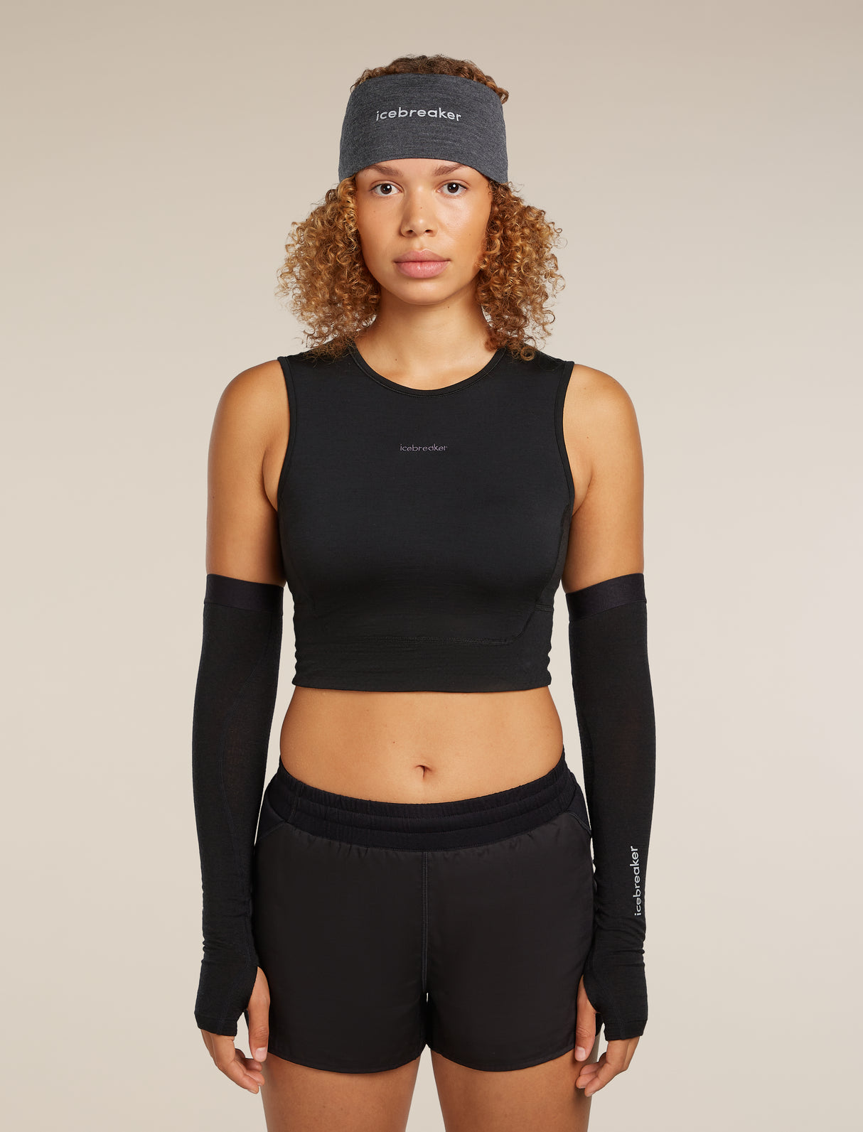 Icebreaker Merino 200 Oasis Headband (Unisex) - Jet Heather - Find Your Feet Australia Hobart Launceston Tasmania