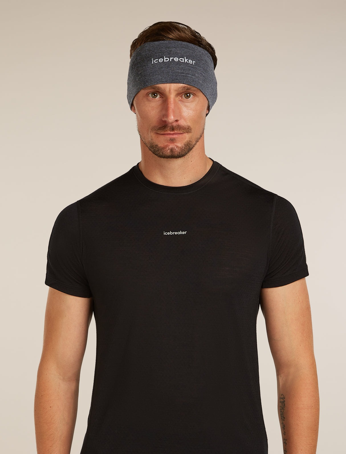Icebreaker Merino 200 Oasis Headband (Unisex) - Jet Heather - Find Your Feet Australia Hobart Launceston Tasmania