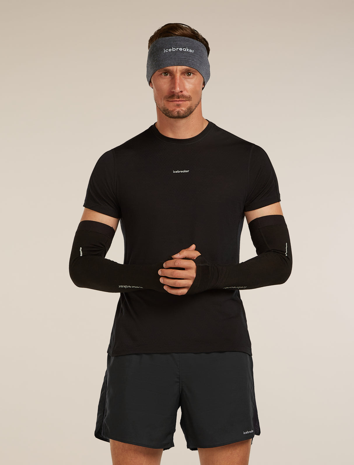 Icebreaker Merino 200 Oasis Headband (Unisex) - Jet Heather - Find Your Feet Australia Hobart Launceston Tasmania