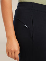 Icebreaker Merino Blend 200 Crush II Pants (Women's) - Black