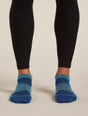 Icebreaker Merino Run+ Ultralight Micro Socks (Men's) - Atlantis/Topaz - Find Your Feet Australia Hobart Launceston Tasmania