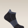 Icebreaker Merino Run+ Ultralight Micro Socks (Men's) - Black/Graphite - Find Your Feet Australia Hobart Launceston Tasmania