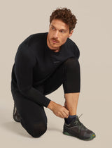 Icebreaker Merino Run+ Ultralight Micro Socks (Men's) - Black/Graphite - Find Your Feet Australia Hobart Launceston Tasmania