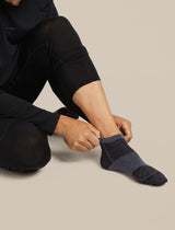 Icebreaker Merino Run+ Ultralight Micro Socks (Men's) - Black/Graphite
