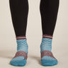 Icebreaker Merino Run+ Ultralight Mini Socks (Men's) - Topaz/Java - Find Your Feet Australia Hobart Launceston Tasmania