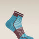 Icebreaker Merino Run+ Ultralight Mini Socks (Men's) - Topaz/Java