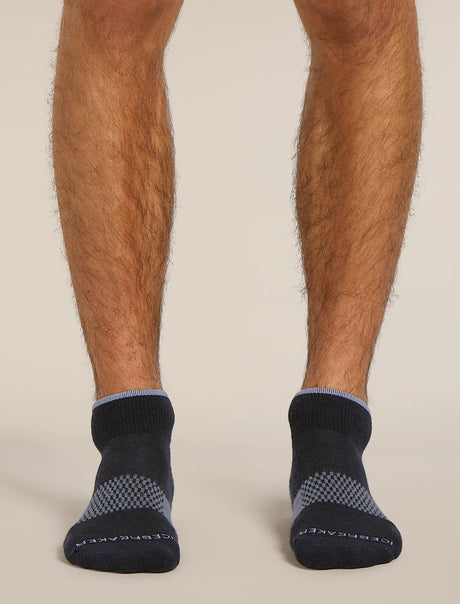 Icebreaker Merino Run+ Ultralight Mini Socks (Men's) - Black/Graphite