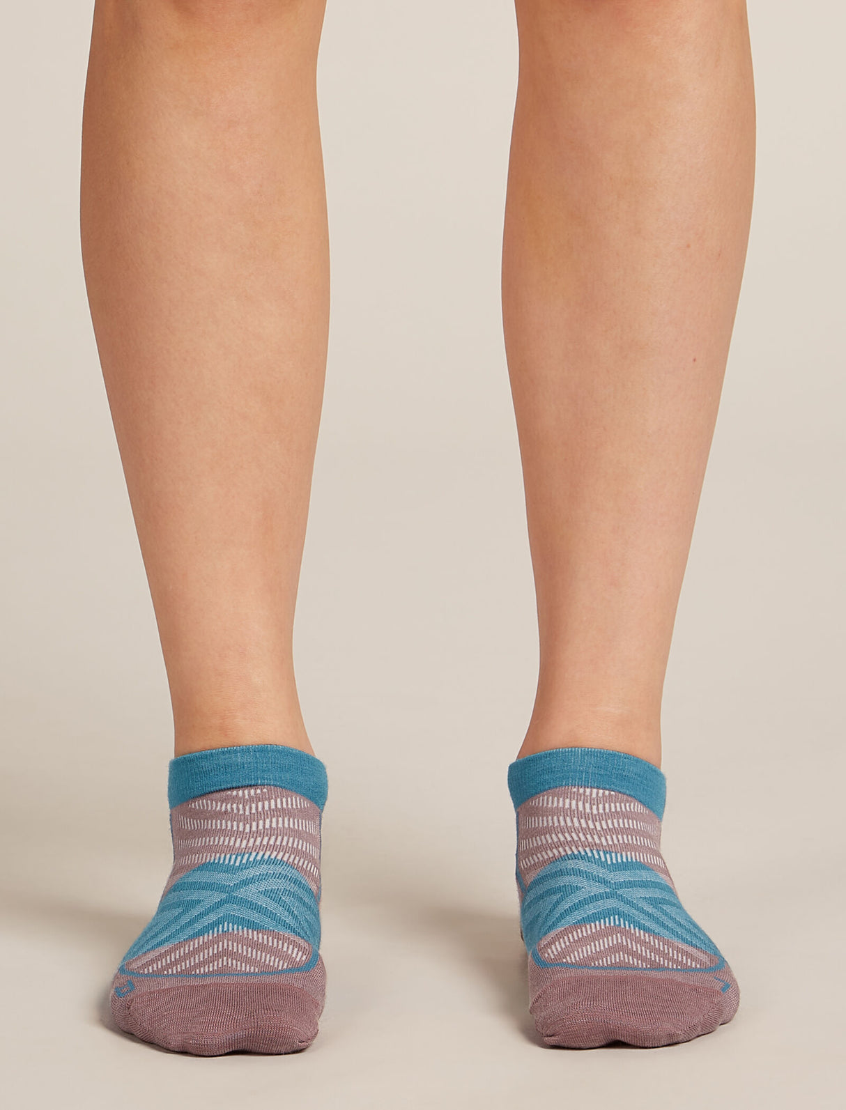 Icebreaker Merino Run+ Ultralight Micro Socks (Women's) - Summit/Topaz - Find Your Feet Australia Hobart Launceston Tasmania
