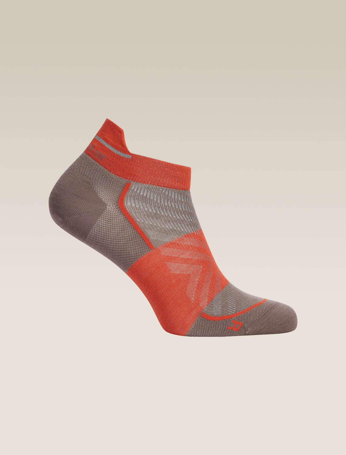 Icebreaker Merino Run+ Ultralight Micro Socks (Women's) - Porcini Fervid Find Your Feet 