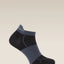 Icebreaker Merino Run+ Ultralight Micro Socks (Women's) - Obsidian/Black
