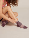 Icebreaker Merino Blend Run+ Ultralight Mini Socks (Women's) - Java/Summit - Find Your Feet Australia Hobart Launceston Tasmania