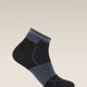 Icebreaker Merino Blend Run+ Ultralight Mini Socks (Women's) - Black/Graphite