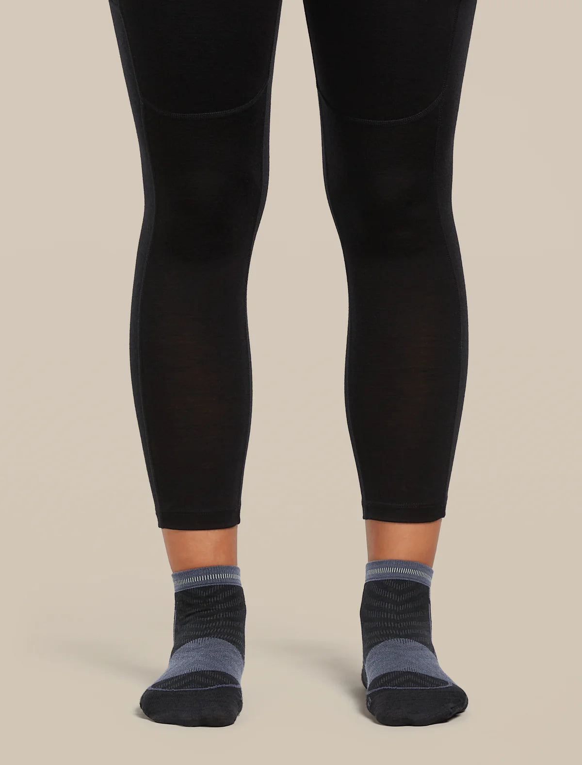 Icebreaker Merino Blend Run+ Ultralight Mini Socks (Women's) - Black/Graphite