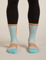 Icebreaker Merino Run+ Ultralight Crew Socks (Men's) - Hydro/Trail - Find Your Feet Australia Hobart Launceston Tasmania