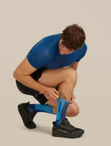 Icebreaker Merino Run+ Ultralight Crew Socks (Men's) - Atlantis/Arctic