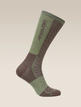 Icebreaker Merino Run+ Ultralight Crew Socks (Men's) - Porcini/Lichen