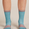 Icebreaker Merino Run+ Ultralight Crew Socks (Women's) - Topaz/Summit - Find Your Feet Australia Hobart Launceston Tasmania