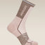 Icebreaker Merino Run+ Ultralight Crew Socks (Women's) - Pink Quartz/Porcini