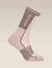 Icebreaker Merino Run+ Ultralight Crew Socks (Women's) - Pink Quartz/Porcini