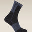 Icebreaker Merino Run+ Ultralight Crew Socks (Women's) - Black/Graphite