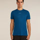 Icebreaker Merino Blend 125 Cool-Lite Speed Short Sleeve T-Shirt (Men's) - Atlantis